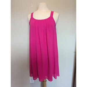 Pink Sleeveless Swing Dress With Bow Back Detail By YA Los Angeles - M
